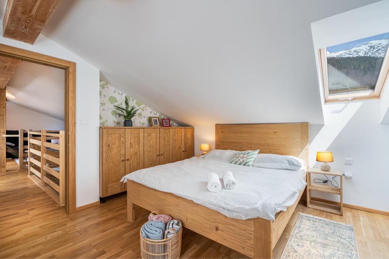 Apartments Srdiecko - Sauna In Smaller Apt - Highest In Central Europe - Fireplace - In The Forest 塔莱 外观 照片
